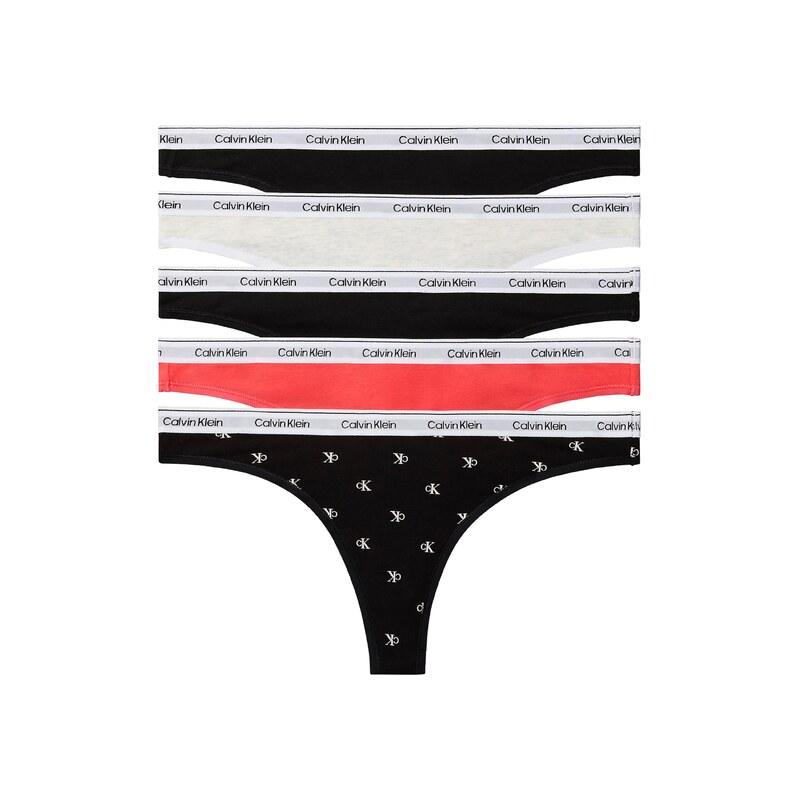 E-shop Calvin Klein Underwear Tangá jasne červená / čierna / biela