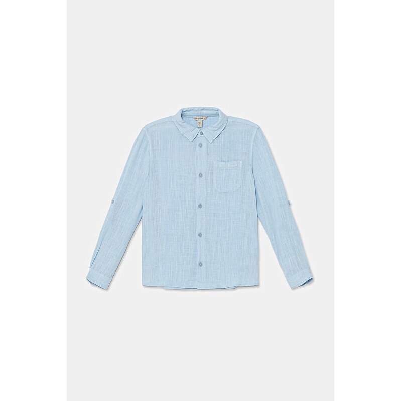 Guess košeľa detská s prímesou ľanu 69004368