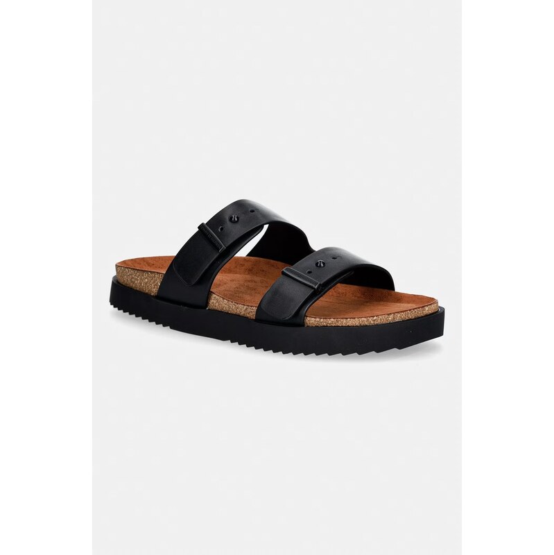 E-shop Tommy Hilfiger šľapky pánske kožené HILFIGER CHAMBRAY BEACH