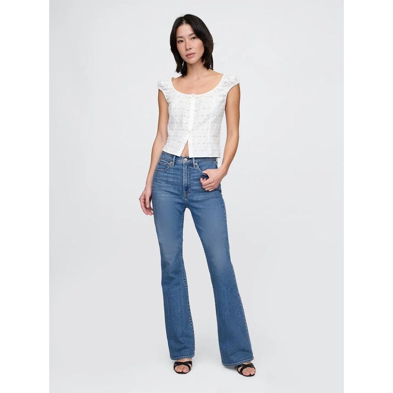 E-shop Džíny GAP High Rise 70s Flare 760400-00