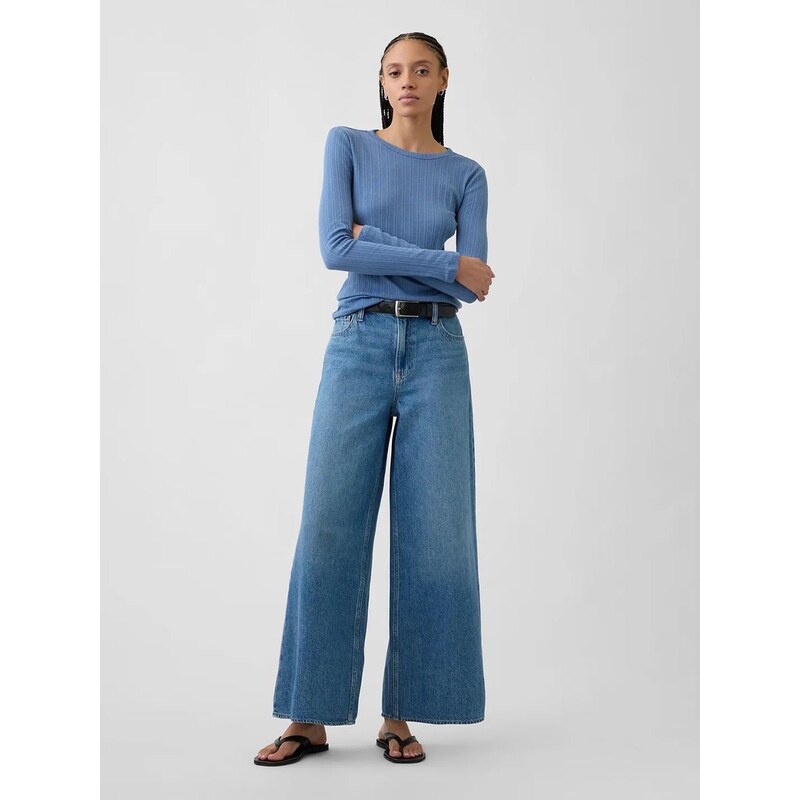 E-shop Džíny GAP Mid Rise Baggy 866284-00
