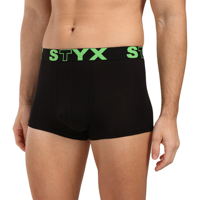 E-shop Pánske boxerky Styx športová guma čierne (G962)