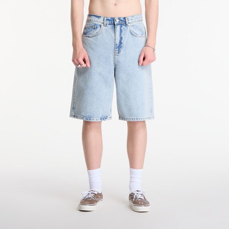 Šortky Patta Light Wash Denim Shorts Light Blue Denim 38 69006318