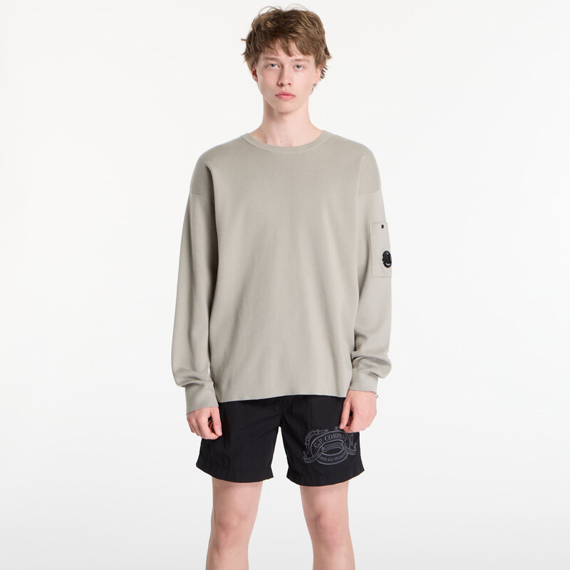E-shop Sveter C.P. Company Cotton Sea Island Lens Sweater Dove XL