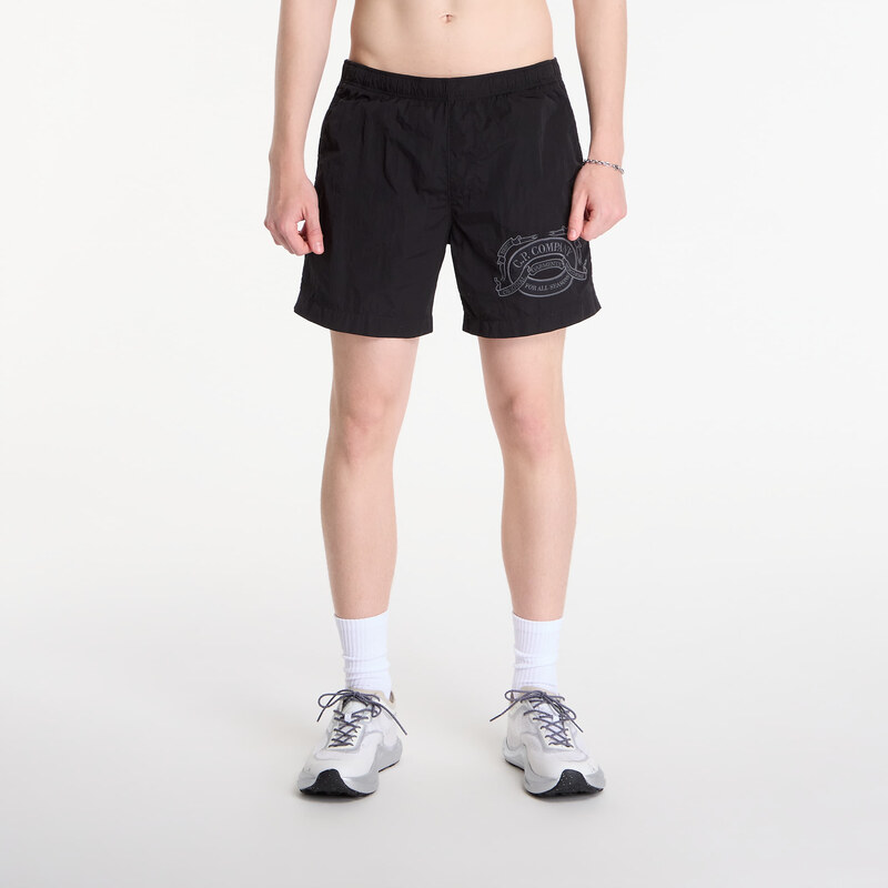 E-shop Plavky C.P. Company Eco-Chrome R Graphic Embroidery Swim Shorts