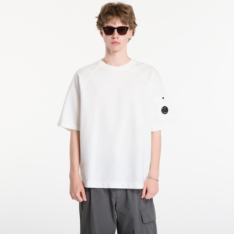 E-shop Sveter C.P. Company Light Fleece Short Sleeve Sweatshirt Off