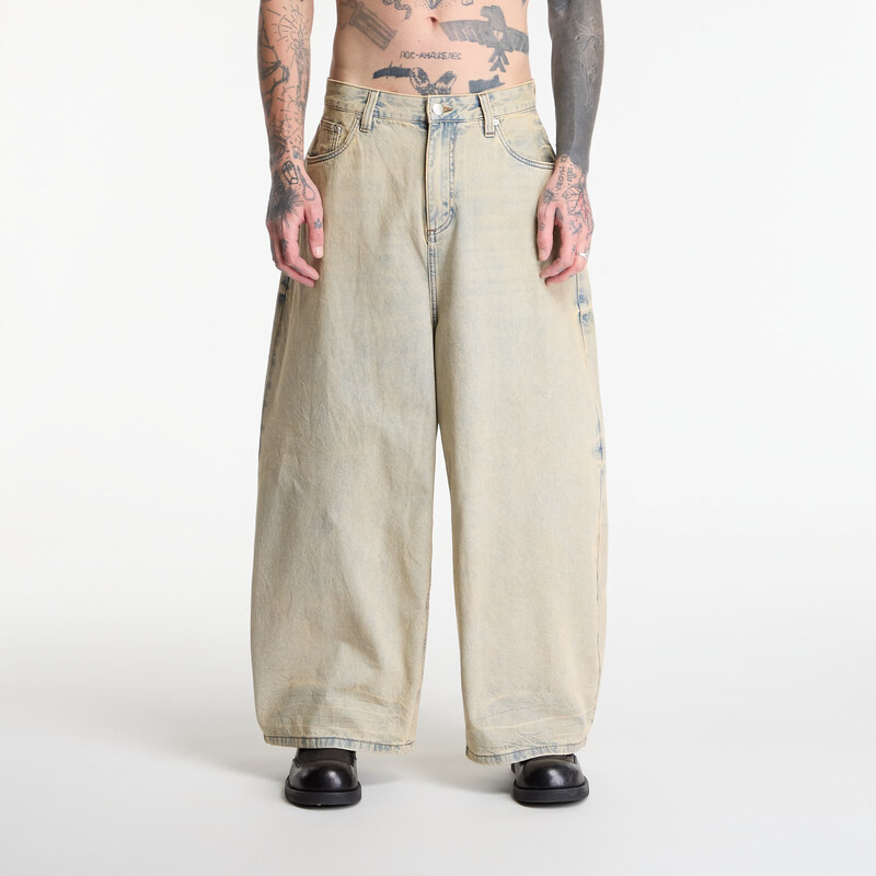 E-shop Džínsy MISBHV Sand Washed Balloon Denim Trousers Sand Washed 31