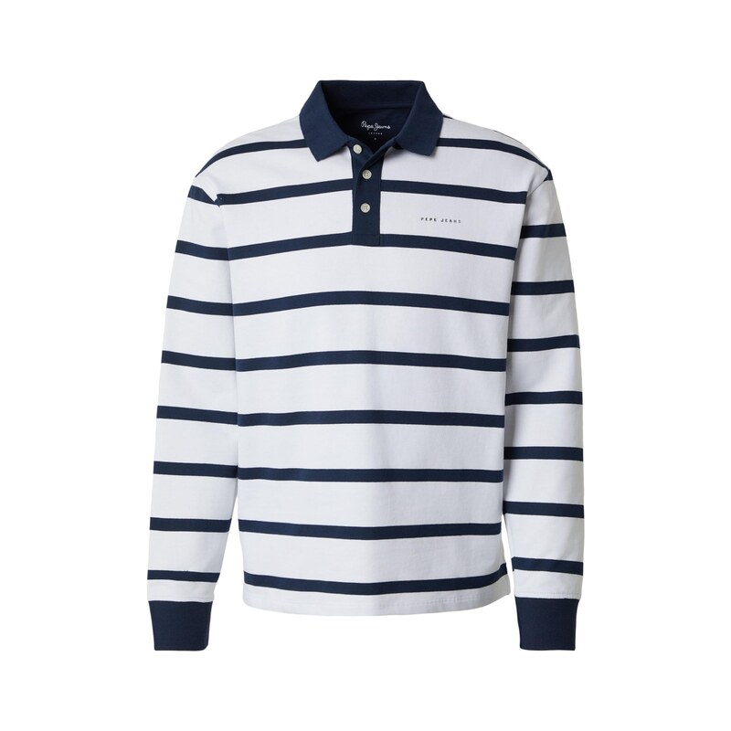 Pepe Jeans Mikina námornícka modrá / biela 69009444