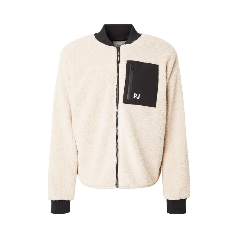 Pepe Jeans Flisová bunda béžová / čierna 69009448
