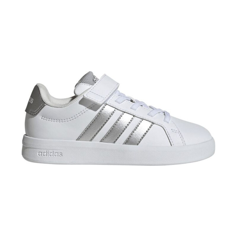 Detská obuv adidas Grand Court 3.0 white and silver JP9368 69010551