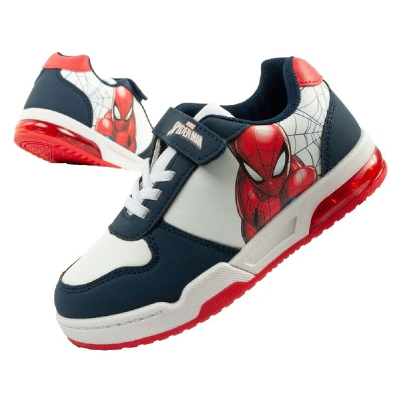 Leomil Detská športová obuv Spiderman Ľahké tenisky na suchý zips LED 69010601
