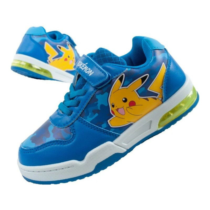 Leomil Detská športová obuv Pokemon Ľahké tenisky na suchý zips LED 69010604
