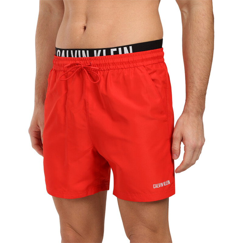 E-shop Pánske plavky Calvin Klein červené (N61015-3T5)