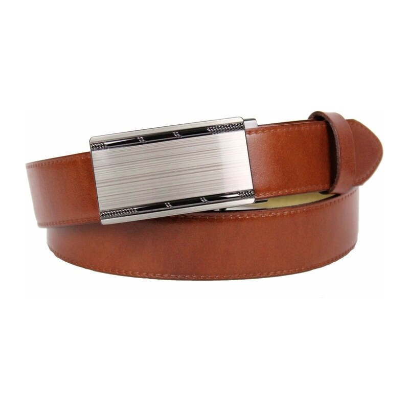 Scorteus Penny Belts Pánsky kožený opasok s plnou sponou automat SC-A 67062251