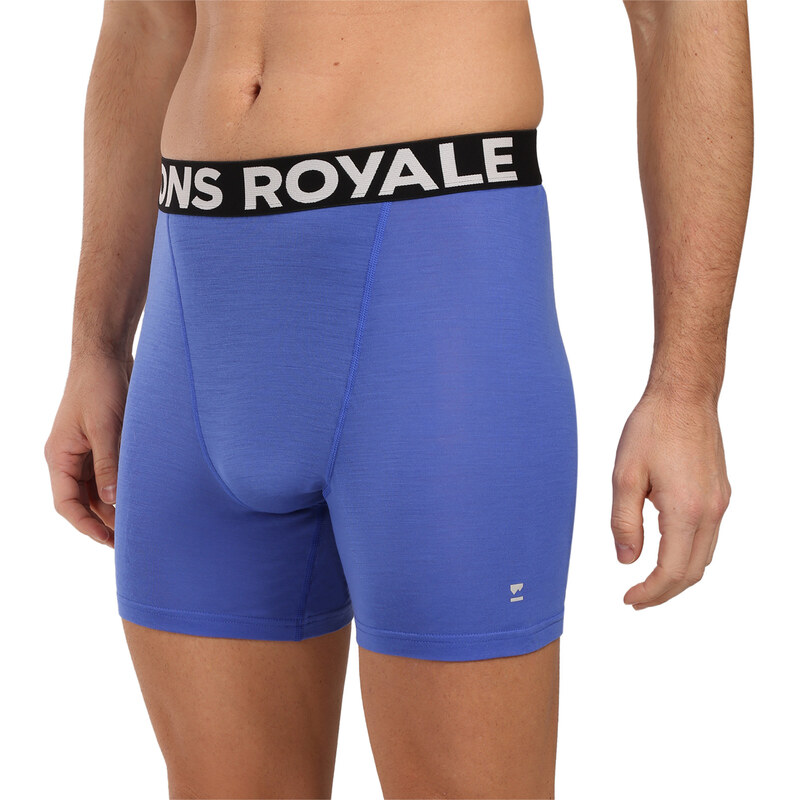 E-shop Pánske boxerky Mons Royale merino modré (100088-1169-172)