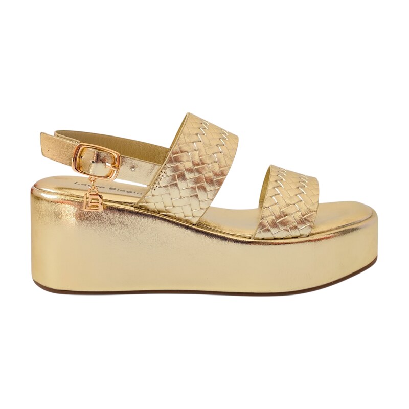 Zlaté Sandále Laura Biagiotti PT Gold 69011177