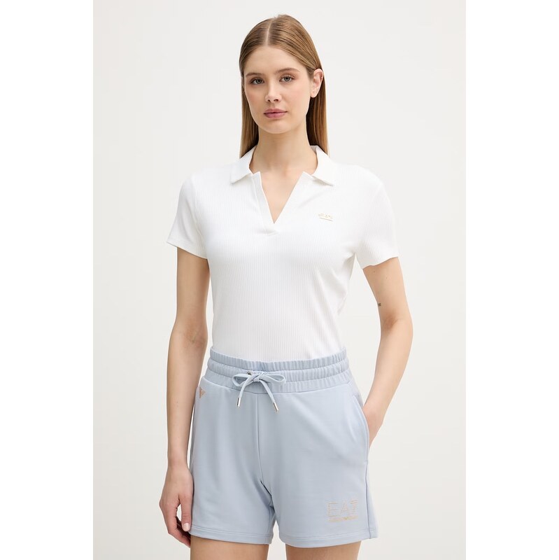E-shop EA7 Emporio Armani polo tričko dámske s viskózou