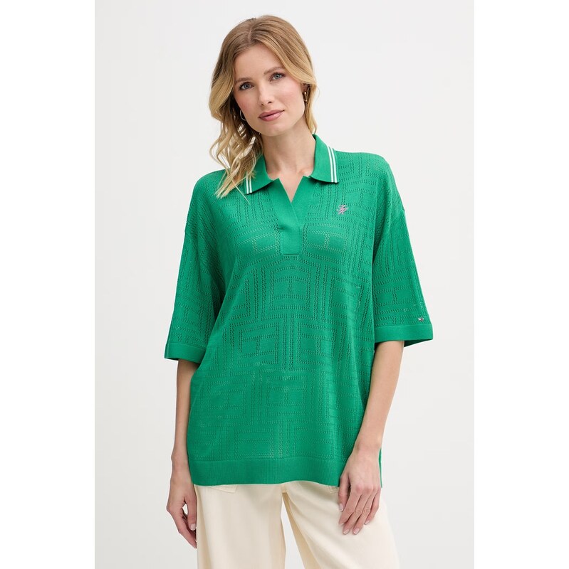 E-shop Tommy Hilfiger polo tričko pánske s lyocellom SUMMER