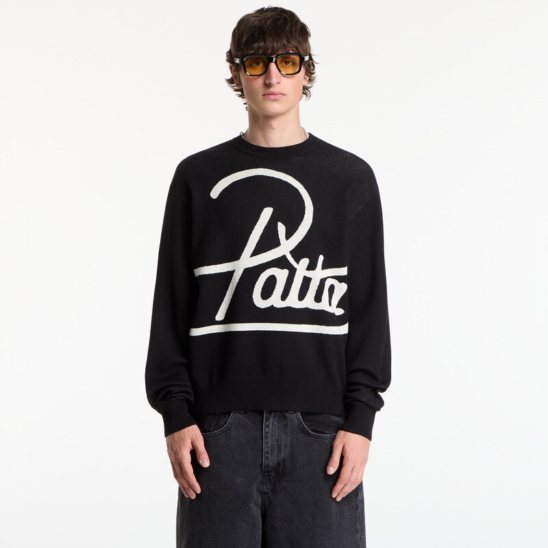 Sveter Patta Hearted Jumper UNISEX Black L 69025895