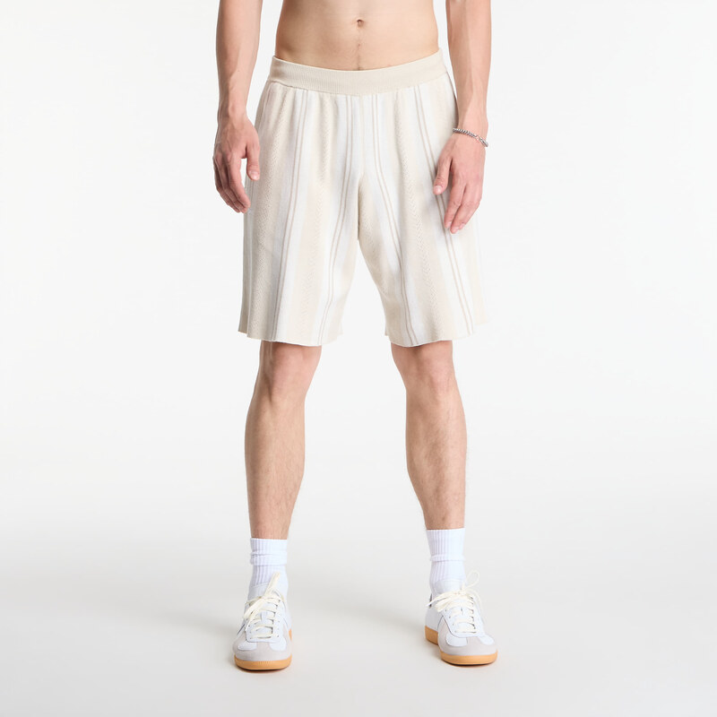 Šortky Patta Knitted Football Shorts Oatmeal S 69025902