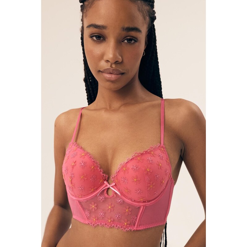 Esotiq push-up podprsenka Bloomy - polokorzet 69026502