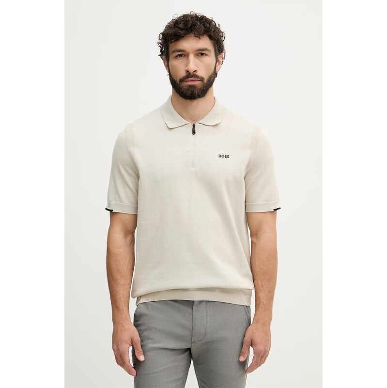 BOSS Green úpletové polo tričko pánske bavlnené X PS 69028777