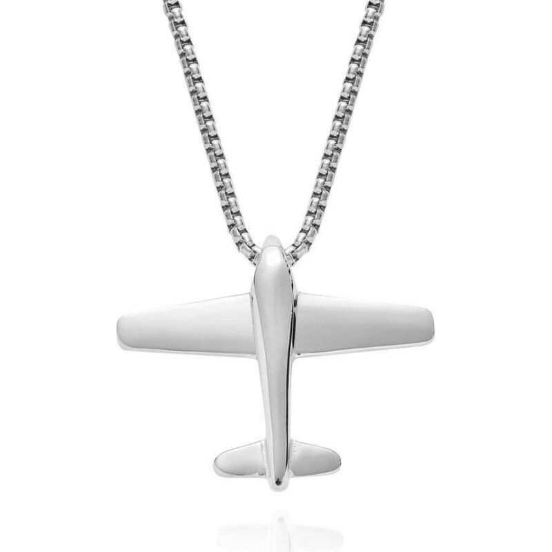 E-shop Impress Jewelry Prívesok z chirurgickej ocele Lietadlo 815