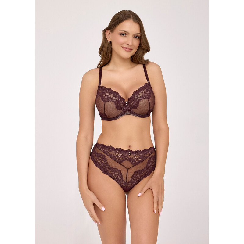 Figy Ava 2232/B Chocolate Brown Brazílsky S-3XL 69071184