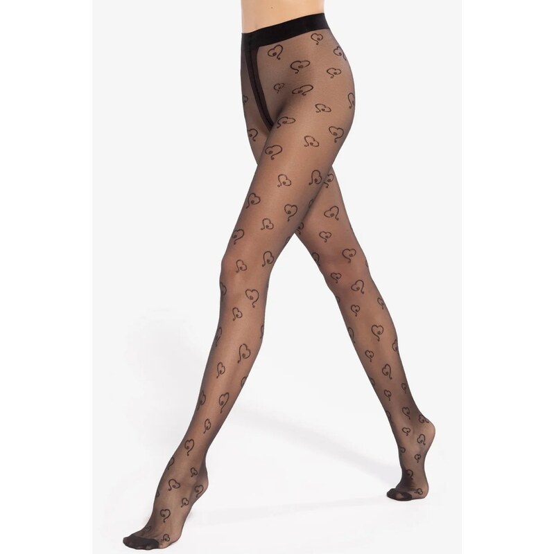 E-shop Gatta vzorované pančuchové nohavice Lovely 10 - 20 DEN