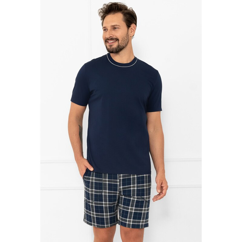 E-shop Italian Fashion pánske krátke pyžamo Andreas - bavlna