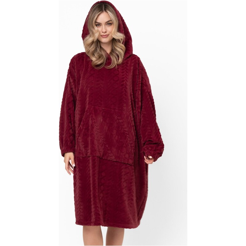 E-shop Italian Fashion hrejivá oversize mikina Reno - s kapucňou