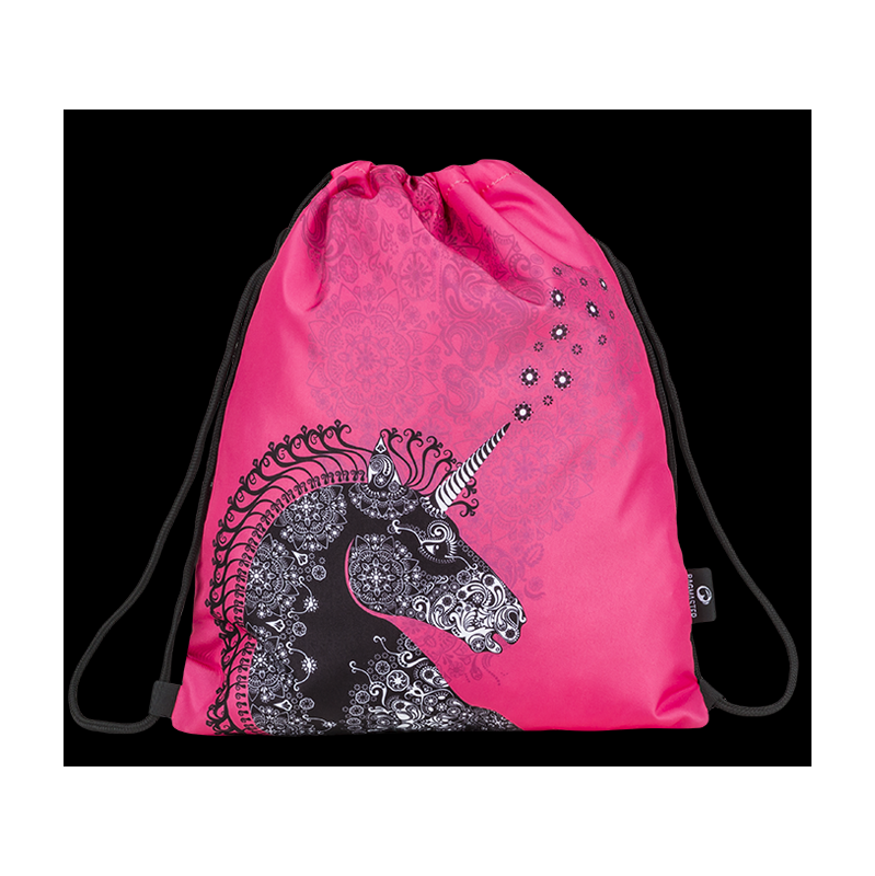 Dievčenské školské vrecko na prezuvky BAGMASTER SHOES LIM 9 A PINK 69033593