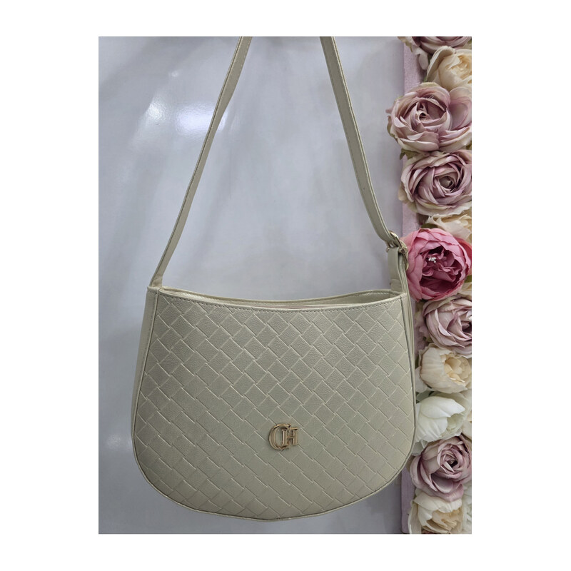 E-shop Katrins Fashion Zlatá kabelka na plece Chiara