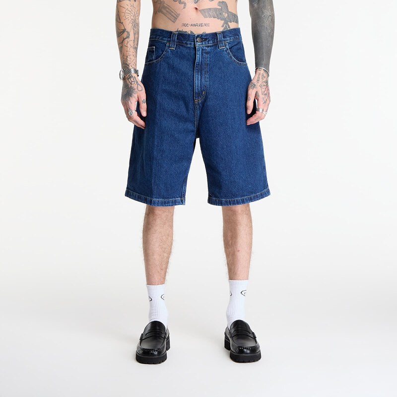 Šortky Carhartt WIP Brandon Short Blue M 69034976