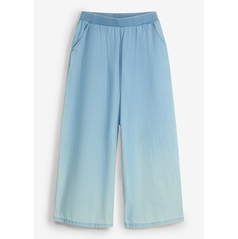 bonprix Culotte nohavice z čistej bio bavlny, pohodlný pás, farba 69035688