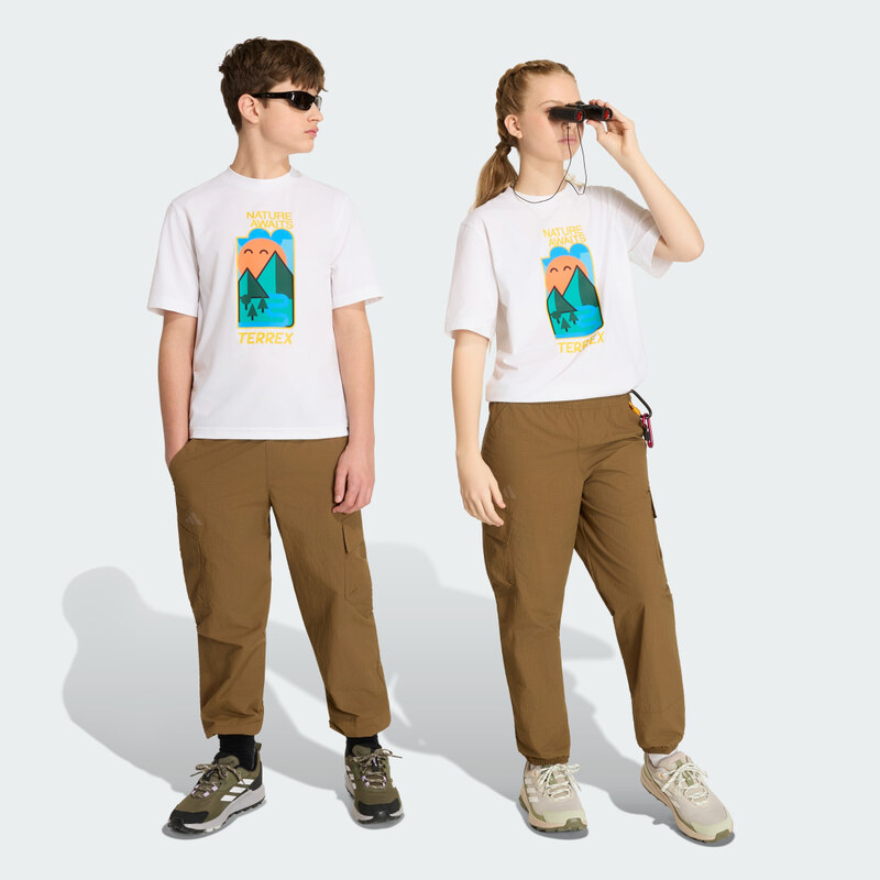 Adidas Detské kapsáčové nohavice Terrex Kids Xploric CLIMA365 69040324