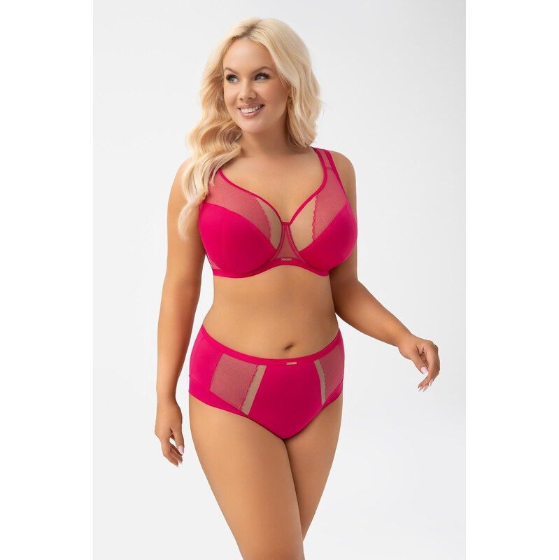 E-shop Gorsenia K442/1 Luisse Amaranth S-4XL