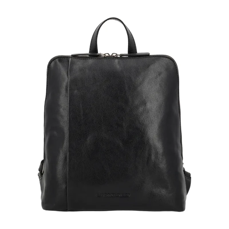 E-shop Hide & Stitches Čierny elegantný ruksak z pravej kože „Nobless“