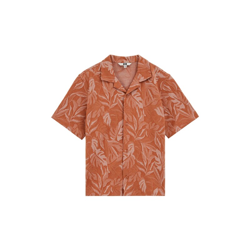 E-shop WE Fashion Košeľa krémová / marhuľová