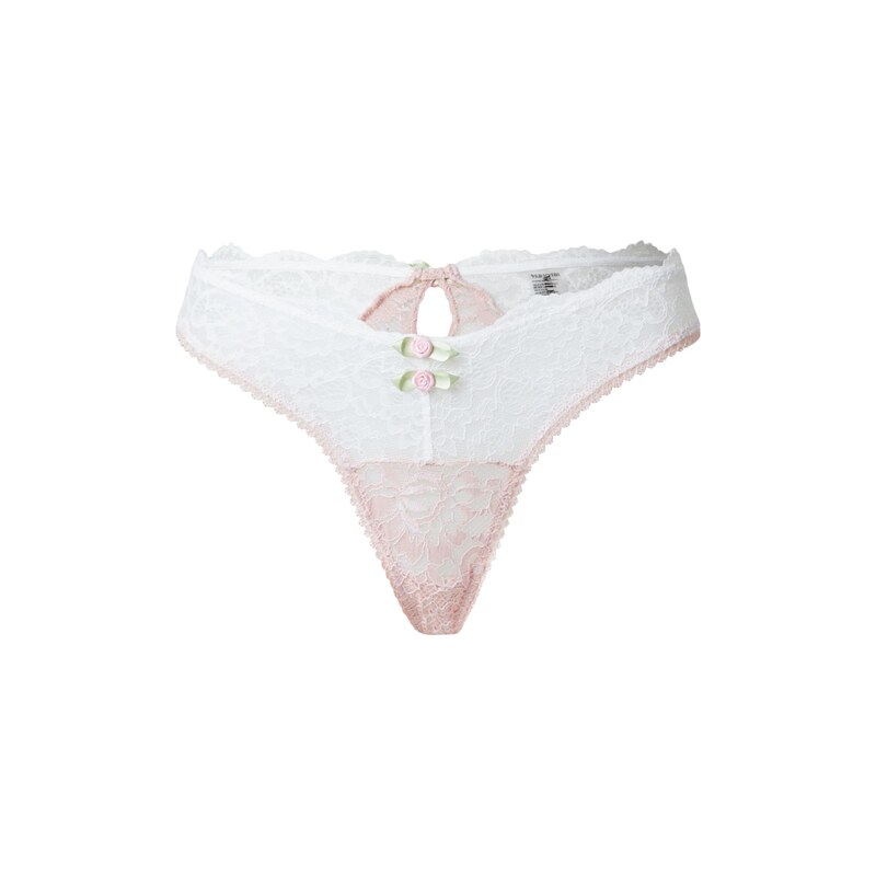 E-shop WILD LOVERS Tangá ELISE svetlozelená / ružová / biela