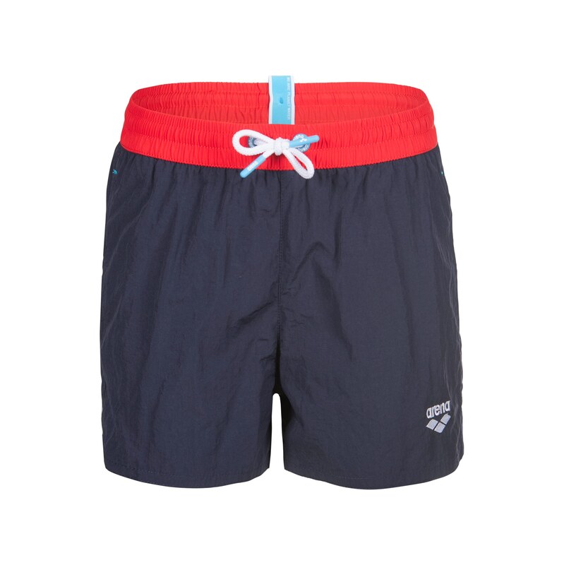 ARENA Plavecké šortky TAPES BEACH SHORT tmavomodrá / červená 69068961