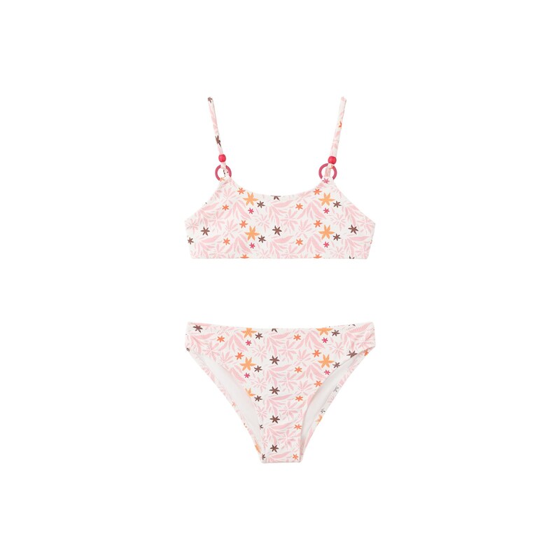 MANGO KIDS Bikiny FEZKG hnedá / oranžová / ružová / biela 69069255