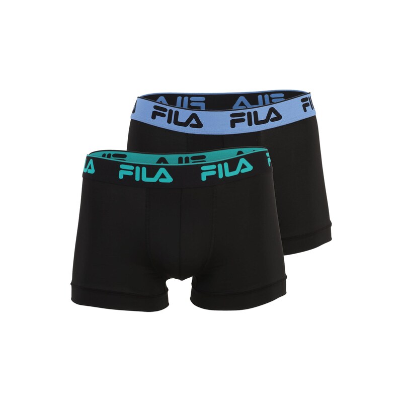 FILA Boxerky tyrkysová / svetlomodrá / čierna 69070013