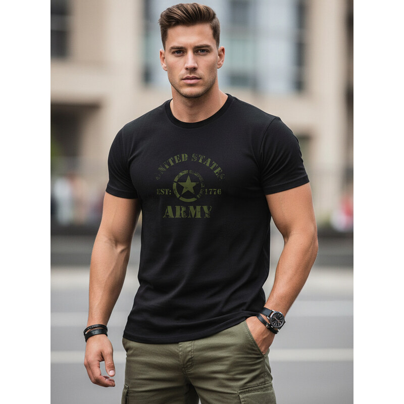 Dstreet Koszulka męska z nadrukiem United States Army NX087R 69066125