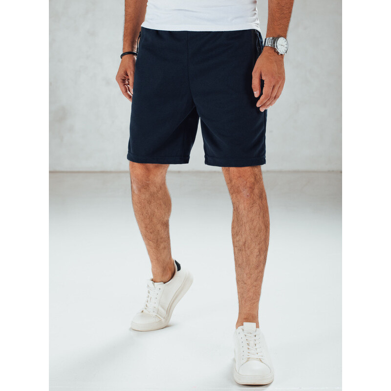 FashionStreet pánske tmavomodré teplákové šortky SX2472 69072883