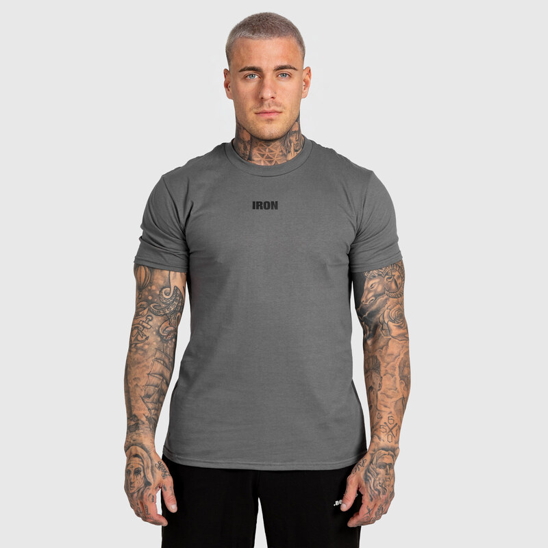 Pánske tričko Iron Aesthetics Reflect, tmavosivé 69072918