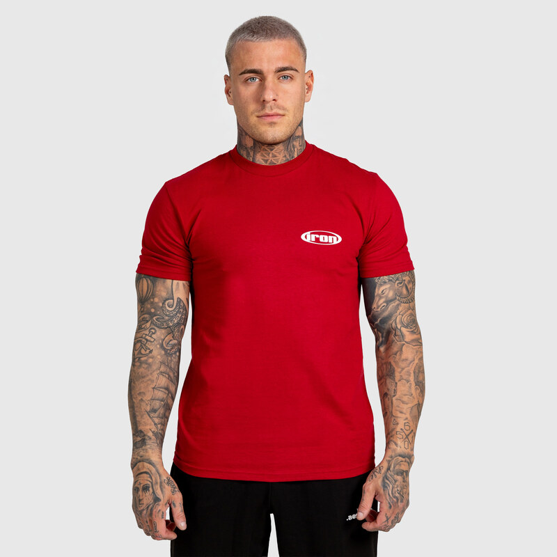 Pánske tričko Iron Aesthetics Loop, červené 69072919
