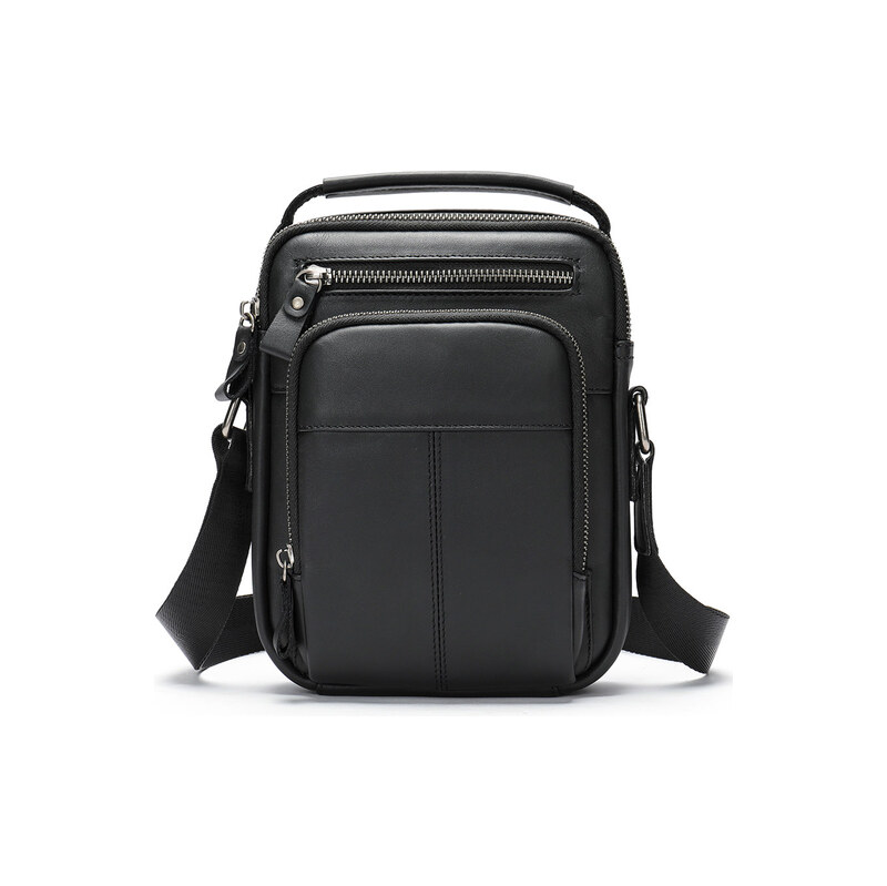 SAMUELSON Pánska kožená crossbody taška | Taška na doklady z pravej 69088406