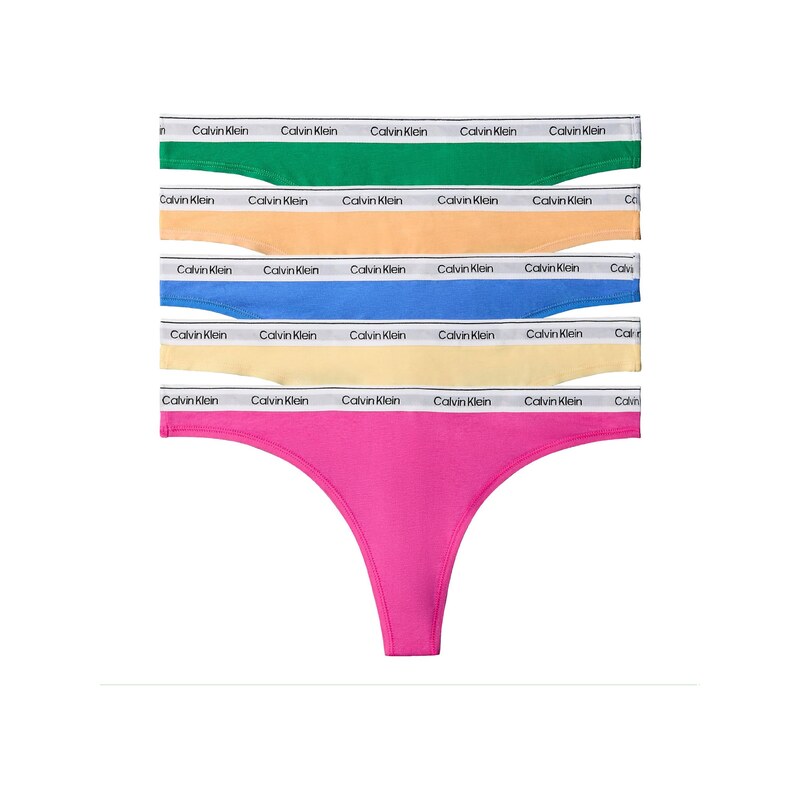 E-shop Calvin Klein Underwear Tangá modrá / žltá / limetová /