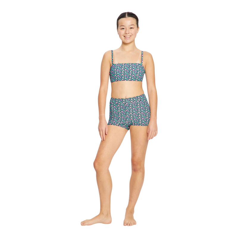 E-shop Dievčenské plavky Modibodi Bandeau Strap Crop Top Luna Blossom